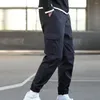 Pantalons pour hommes Hommes Cargo Sporty Jogging Bottoms Streetwear Élégant Coupe décontractée Mid Rise228B