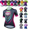 Racing Jackets 2023 Cycling Jersey Women's Bike Mountain Road MTB Bicycle Clothes Sportswear Maillot Ladies Shirts Top