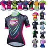 Vestes de course 2023 Jersey Cycling Women's Bike Mountain Road Mtb Vêtements de vélo de sport