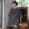 メンズTシャツ特大の綿の男性メンズサマーシャツ特大のEE S 5XLカジュアルEEマンストリートウェアビッグサイズ230131