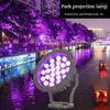 Lawn Tree Light Garden Decoration Patio Landscape Decor Home Gazebo Aluminium Wall Outdoor 36 W 48W