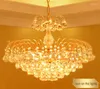 Chandeliers Luxury Kronleuchter LED Chandelier Crystal Golden Modern E14 Ceiling Fixture Lights Home El Deco