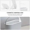 Scatole portaoggetti Custodia per cosmetici portatile multiuso da 1 pezzo con specchio a luce LED