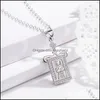 Pendant Necklaces Cross Necklace Wholesale Fashion Religion Church Gold Sier Drop Delivery Jewelry Pendants Dhzmt