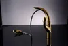 Kökskranar Dofaso Gold Faucet Luxur Design European Style Quality Pulling and Cold Water Mixing Golden