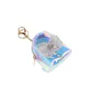 Portachiavi Cordini Kid Paillettes Portamonete Pvc Lady Portachiavi Borsa Ragazza Piccolo Portafoglio Bambini Carino Laser Mini Portachiavi Donna Portamonete P Otqal