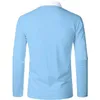 رجال Polos Trend Fashion Shirt Long Sleeve Sport Thirt Tops Men Clothing 230130