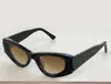 0243 Out Blue Cat Eye Okulasy przeciwsłoneczne dla kobiet Designerskie okulary przeciwsłoneczne okulary przeciwsłoneczne odcienie okulary UV400 na zewnątrz z pudełkiem