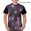 Camisetas masculinas oumasai Danganronpa v3 T-shirt Mulheres por toda