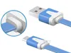 20cm Phone USB Data Sync Charge Cable Micro USB Cable Slim Flat Colorful Android Micro USB Cord
