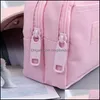 Party Favor Pencil Bag Pu Leather Pen Case Kawaii Stationery Rer Pouch For School Girl Sweet Eraser Holder Gift Box Flowers Storage Otwib