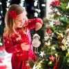 Рождественские украшения H Девушка подвеска милая кукольная шляпа дерево винтажные шарики гирлянда выбор