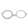 Paar Paar Armband Kette Mode einfache Liebe Herz Magnet Charme Armbänder für Frauen Herren Valentinstag Geschenk