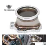 Turbochargers T25 T28 Gt25 Gt28 8 Bolt To 3 V Band Exhaust Manifold Converter Adaptor Flange 4826 Drop Delivery Mobiles Motorcycles Dh8Z9
