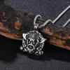 Pendant Necklaces Stainless Steel Nordic Viking Amulet Axe Titanium Men's Necklace