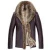 Men's Jackets 2022 Mens Clothing Winter Wool Sheep Leather Long Sleeve Button Casual Slim Fit Casacas De Cuero Coat Office Business Jacket
