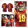 Ropa de fútbol con costados Iowa State Ciclones Jersey de fútbol 28 Breece Hall Brock Purdy Hunter Dekkers Rocco Becht Blake Clark Ashton Cook Nat