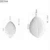 Plates Creative Leaf Plate Ceramic Sushi Dessert El Restaurant Decoration Dipping Pickles Serving Modern White Tableware