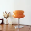 Table Lamps Macaron Glass Lamp Home Living Room Atmosphere Eye Protection Night Light Girl Bedroom Bedside Decor Desk