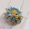 Broches Coloré Abeille Petite Marguerite Broche Rétro Tournesol Art Femme Vêtements Accessoires