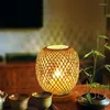Lâmpadas de mesa Luz de cabeceira iluminada por mezanina porcelana de cerâmica de lâmpada de cristal