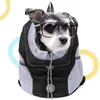 Dog Car Seat Covers Double Shoulder Portable Travel Backpack Outdoor Pet Carrier Carrying Bag Mesh Front X0G0