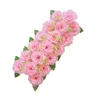 Decorative Flowers Flower Panel Arched Door Row Floral Backdrop For Wedding Decoration