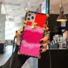 Designer 2 -stycke kostym Telefonfodral Fashion Pu Leather V Color Print Coque Set f￶r iPhone 14 Pro Max Case I13 Mini I12 I11 Max XS XR 7 8 Plus Airpod Pro 3rd Generation Cover