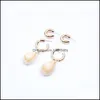 Charm Fashion Sea Shell Women Earrings Gold Color 2 Pairs / Set Trendy Statement Drop Dangle For Beach Jewelry Wholesale Delivery Ot27Q