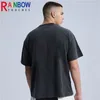 Camisetas masculinas RainbowTouches Washed camise
