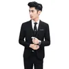 Traje masculino de traje roxo bordô masme homme preto negócios 3 pcs conjuntos de casamento vermelho para azul traje hombre