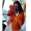 Women's Leather & Faux High Quality Women Jackets Real Fur Collar Trim Genuine Sheepskin Coats With Female Autumn Outwear Korean ClothingWom