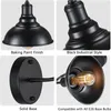 Wall Lamp Sconce Industrial Black Sconces Gooseneck Lighting Mount Fixtures