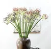 装飾的な花1PC 100種子ロータスDIYホームパーティーストアのための人工花植物装飾花のアレンジメント材料