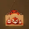 Nattljus Led Halloween Light House Sign Ambient Pumpkin Lantern Festival Wall Crafts Decorative Pendant