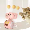 猫のおもちゃトイーインタラクティブタンブラー羽毛子猫セルフハイペット用品