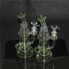 Verre lourd Bong narguilés Beaker Bongs joint d'éléphant épais droit avec receveur classique fumer des conduites d'eau