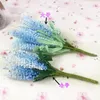 Decorative Flowers 10pcs/bunch Mini DIY Wreath Material Artificial PE Lavender Wedding Flower Decoration Bride Wrist Home