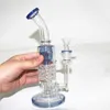 Bong d'acqua in vetro spesso narghilè Mobius Stereo Matrix piattaforme petrolifere bong in vetro tubi dell'acqua Recycler dab rig con ciotola da 14 mm 9 ''