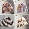 Jackets Baby Girl Winter Jacket Faux Fur Dik Dikke baby Toddler Tiener Warm Kerstmas Prinses Outkar Sneeuwkleding 1-14