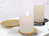 Gli ultimi portacandele da 11,5 cm in ferro dorato candeliere creativo semplice piattino geometrico candela romantica tazza molti stili tra cui scegliere supporto logo personalizzato