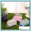 Autres fournitures de fête d'événement acrylique clair mini valise de voyage à roulettes boîte à bonbons baby shower faveurs de mariage cadeaux de décoration de table Dhanx