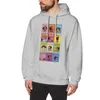 Herren Hoodies Mafalda Poster Mann Kapuzenpullover Reine Baumwolle Vintage Niedlicher Kawaii Cartoon Hoodie Normale Pullover