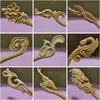 Hair Accessories Vintage Stick Pick Natural Wooden Handmade Carve Hollow Out Hairpins For Women Girls Bride Chinese Wedding Headwear