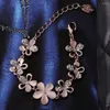 Bracelets de charme vendendo pulseira feminina Crystal Opal Butterfly Fashion Fashion Casal Party Wedding Anniversary Gift Jewelry