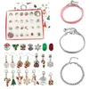 Charm Bracelets Christmas Advent Calendar 테마 DIY 보석 팔찌 제작 키트 키즈 선물 상자 올해 Navidad