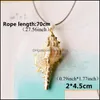 Pendentif Colliers Bohème Shell Collier D'été Style Étoile De Mer Naturelle Conque Corde Chaîne Plage Bijoux Accessoires Pour Drop Delivery Otymf