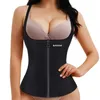 Bel ve karın shapewear burvogue eğitmen korse underbust lateks vücut şekillendirici karın zayıflama iç çamaşırı kadın kilo kaybı sauna ter yeleği 0719