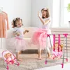 Dolls Baby Doll Stroller Kids Play House Toys Baby Bed Bed Doll Cart Furniture Baby Girls Toys Toddlers Play Play Toys Doll Associory 230801