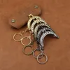 Väskdelar Tillbehör 10st 5cm Metal Coin Purse Frame For With Key Ring Hardware Kiss Clut till plånbokkopplingarna Sy 230731
